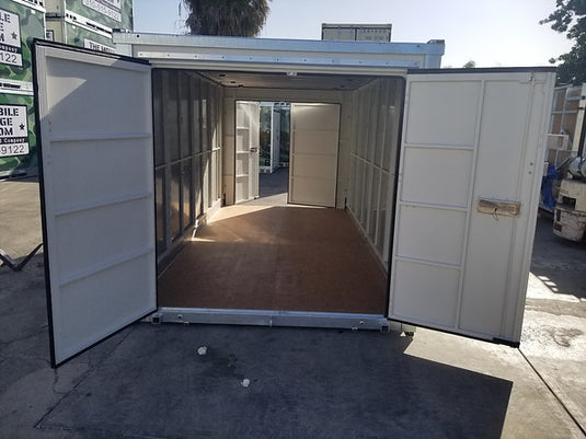 8x16 Mobile Storage Pod Double-Sided Opening Stored at YOUR Place