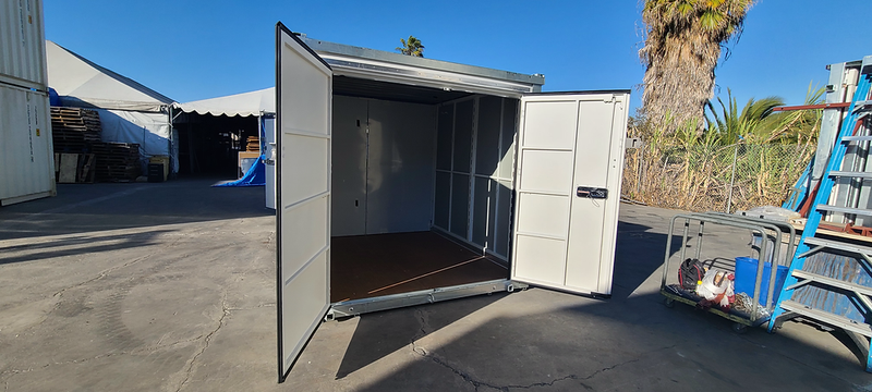 Load image into Gallery viewer, 8x16 Mobile Storage Pod Double-Sided Opening Stored at YOUR Place
